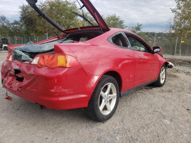 JH4DC54854S018735 - 2004 ACURA RSX RED photo 3