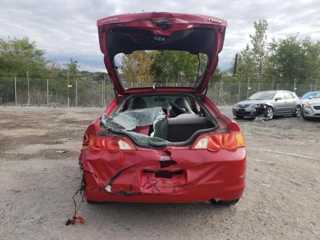 JH4DC54854S018735 - 2004 ACURA RSX RED photo 6