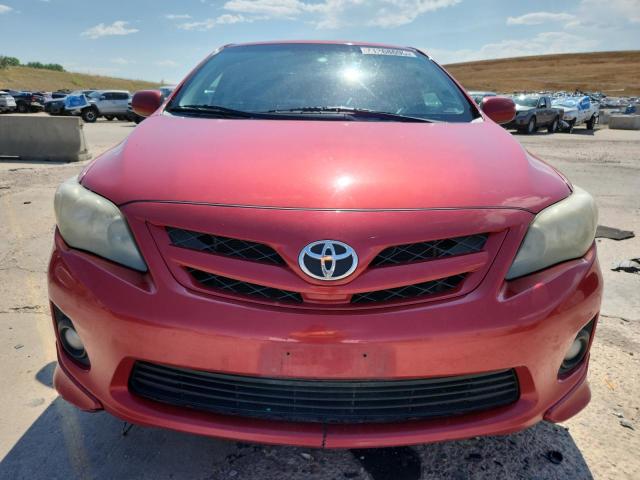 2T1BU4EE9BC608441 - 2011 TOYOTA COROLLA BASE RED photo 5