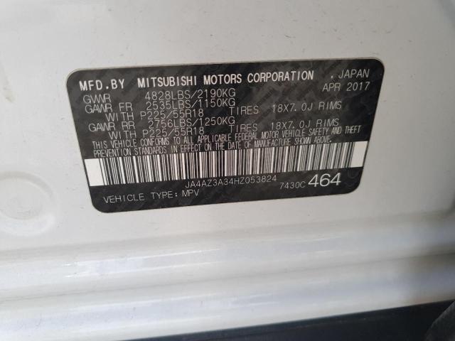 JA4AZ3A34HZ053824 - 2017 MITSUBISHI OUTLANDER SE Ağ foto 13