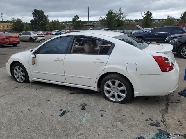 1N4BA41E87C823748 - 2007 NISSAN MAXIMA SE WHITE photo 2