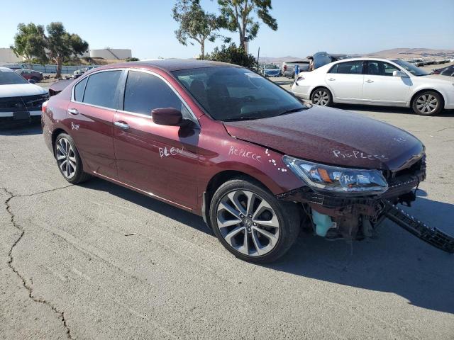 1HGCR2F51EA211888 - 2014 HONDA ACCORD SPORT BURGUNDY photo 4