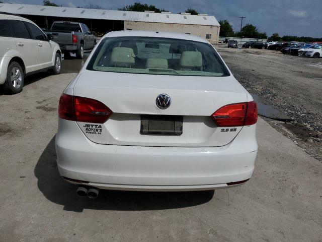 3VWDX7AJ7BM386250 - 2011 VOLKSWAGEN JETTA SE WHITE photo 6