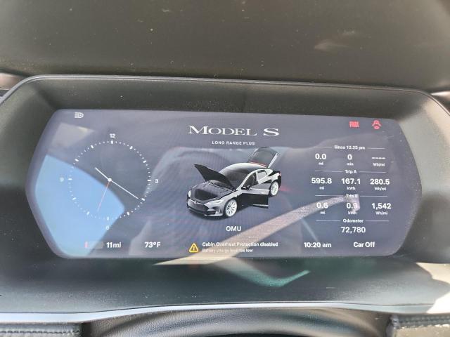 5YJSA1E29LF379270 - 2020 TESLA MODEL S 黑色 照片 9