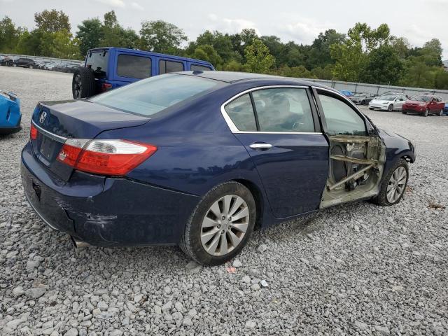 1HGCR2F84DA112653 - 2013 HONDA ACCORD EXL BLUE photo 3