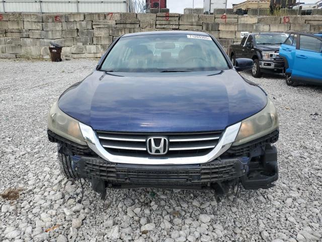 1HGCR2F84DA112653 - 2013 HONDA ACCORD EXL BLUE photo 5