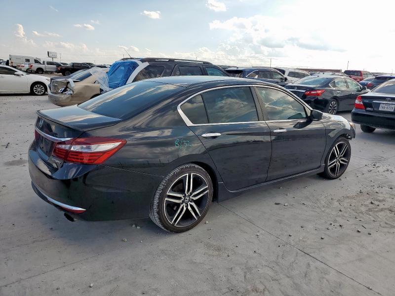 1HGCR2F54GA220264 - 2016 HONDA ACCORD SPORT BLACK photo 3