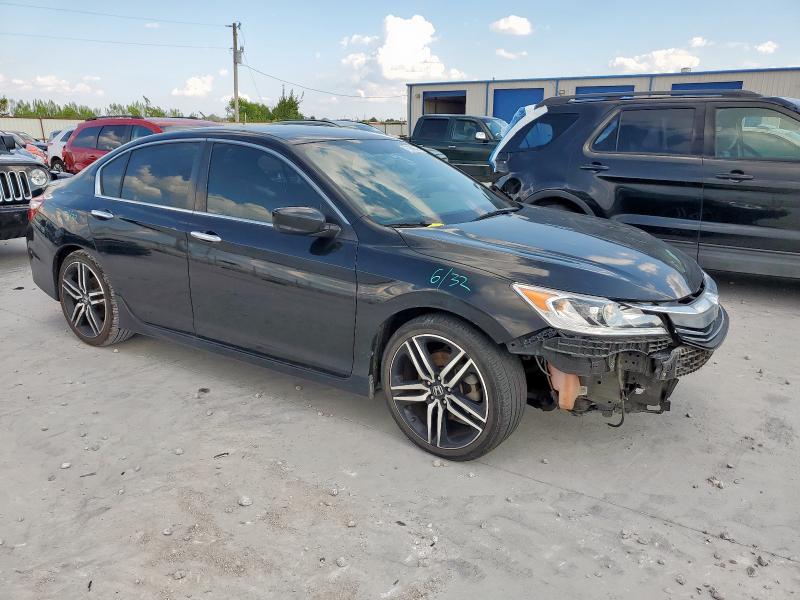 1HGCR2F54GA220264 - 2016 HONDA ACCORD SPORT BLACK photo 4