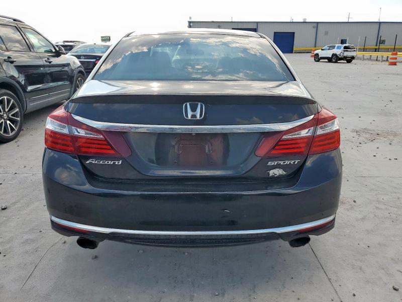 1HGCR2F54GA220264 - 2016 HONDA ACCORD SPORT BLACK photo 6