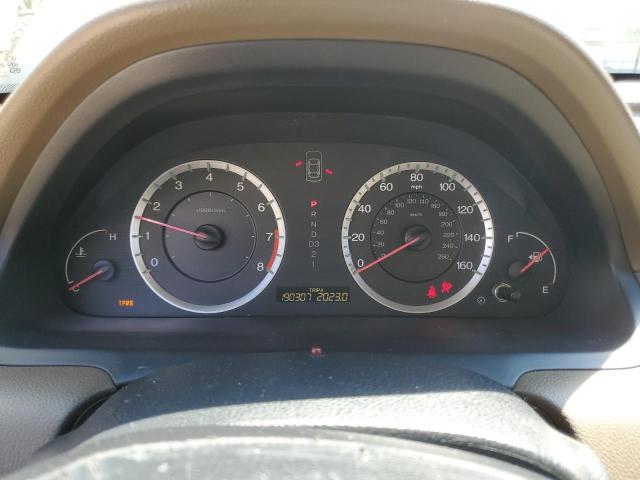 1HGCP264X8A145116 - 2008 HONDA ACCORD LXP TAN photo 9