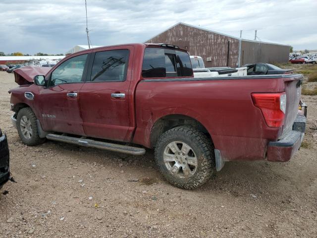 1N6AA1E54HN561115 - 2017 NISSAN TITAN SV MAROON photo 2