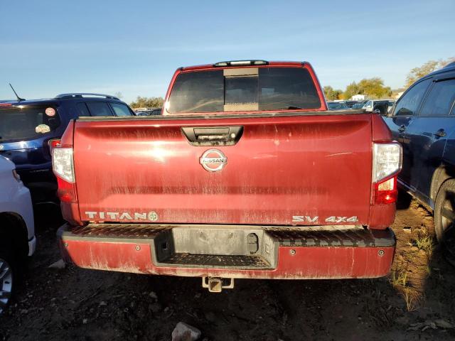 1N6AA1E54HN561115 - 2017 NISSAN TITAN SV MAROON photo 6