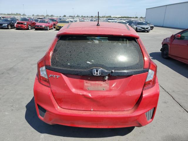 JHMGK5H56GX013566 - 2016 HONDA FIT LX أحمر صورة 6
