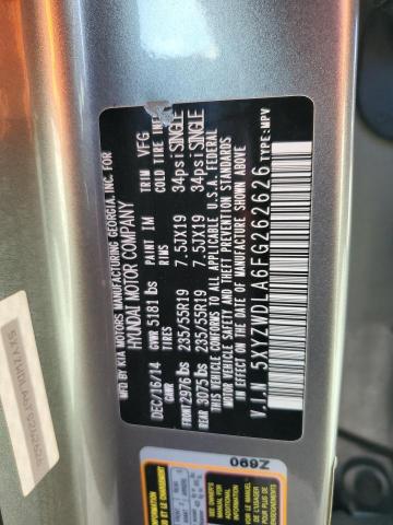 5XYZWDLA6FG262626 - 2015 HYUNDAI SANTA FE S GRAY photo 13