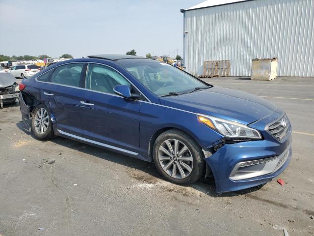 5NPE34AF5GH270779 - 2016 HYUNDAI SONATA SPORT 蓝色 照片 4