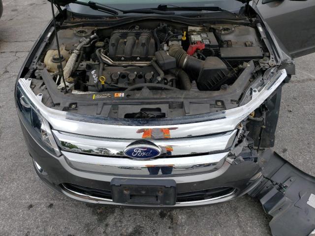 3FAHP0JG3BR139607 - 2011 FORD FUSION SEL SILVER photo 11