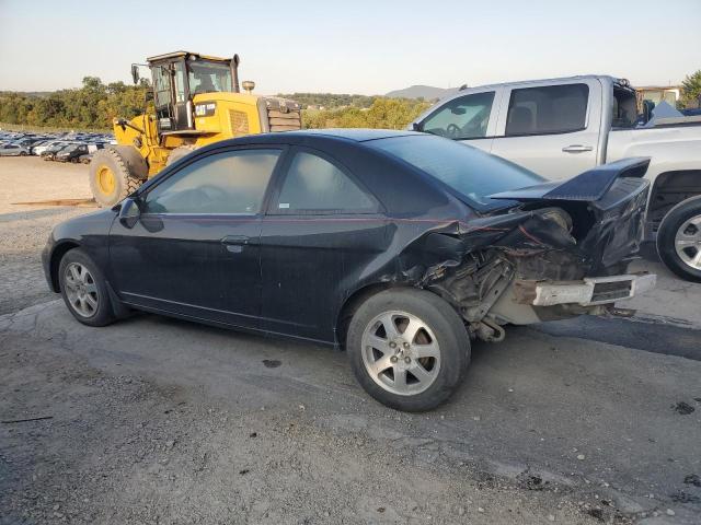 1HGEM22913L011594 - 2003 HONDA CIVIC EX BLACK photo 2