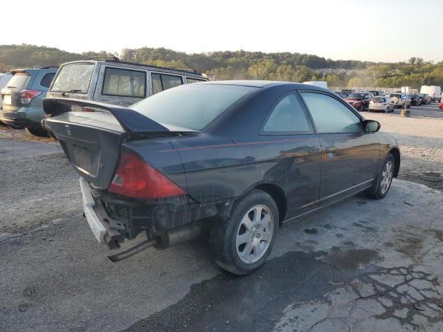 1HGEM22913L011594 - 2003 HONDA CIVIC EX BLACK photo 3