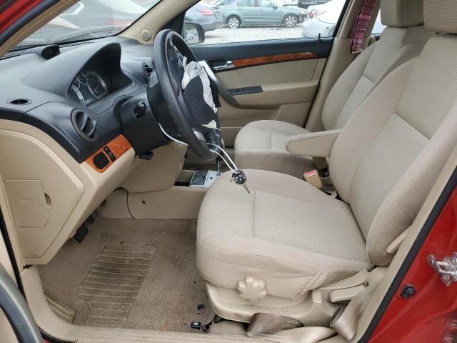 KL1TD56E69B363946 - 2009 CHEVROLET AVEO LS 红色 照片 7