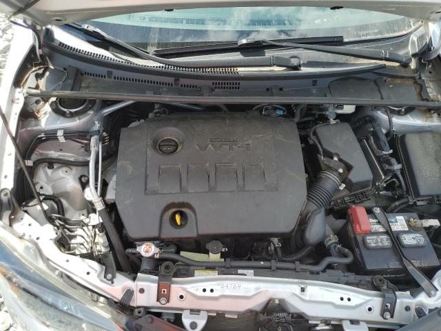 2T1BURHE4KC186586 - 2019 TOYOTA COROLLA L Gümüş foto 11