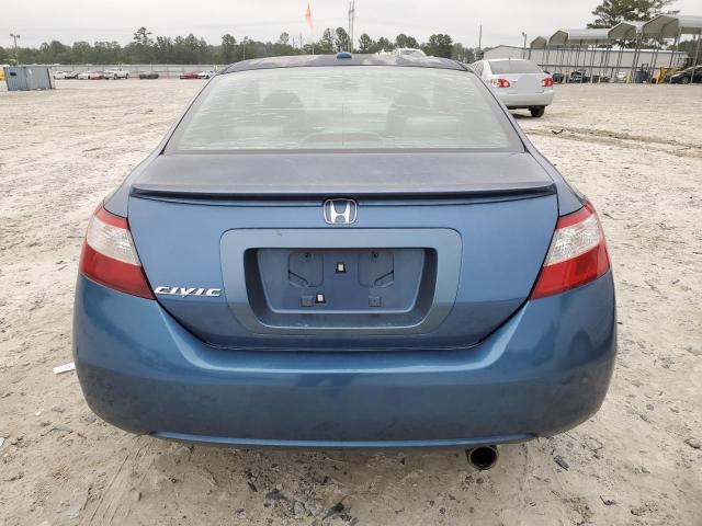 2HGFG128X8H510170 - 2008 HONDA CIVIC EX BLUE photo 6