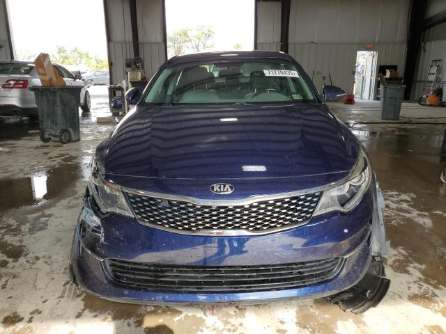 5XXGU4L31JG186759 - 2018 KIA OPTIMA EX BLUE photo 5