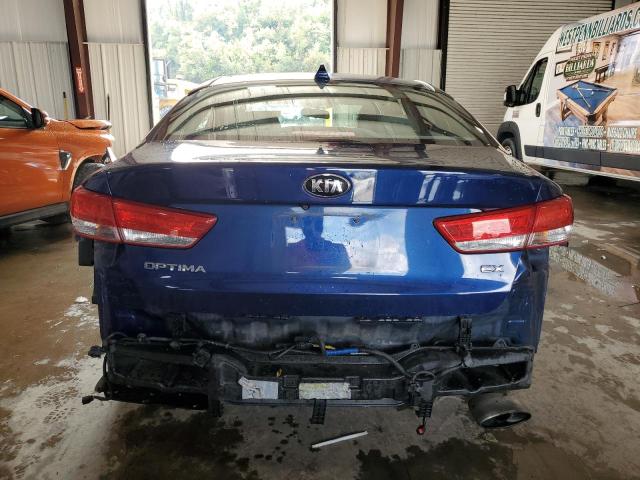 5XXGU4L31JG186759 - 2018 KIA OPTIMA EX BLUE photo 6
