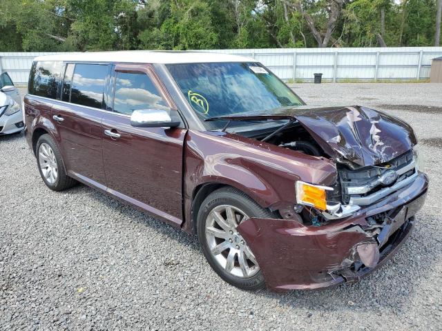 2FMHK6DC2ABA63066 - 2010 FORD FLEX LIMITED RED photo 4