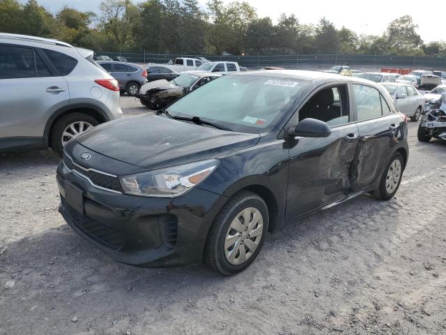 3KPA25AB8JE059429 - 2018 KIA RIO LX BLACK photo 1