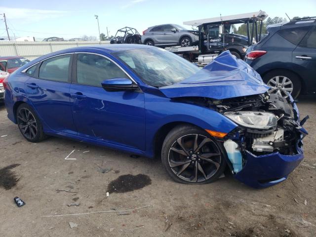 2HGFC2F83KH519361 - 2019 HONDA CIVIC SPORT ლურჯი ფოტო 4