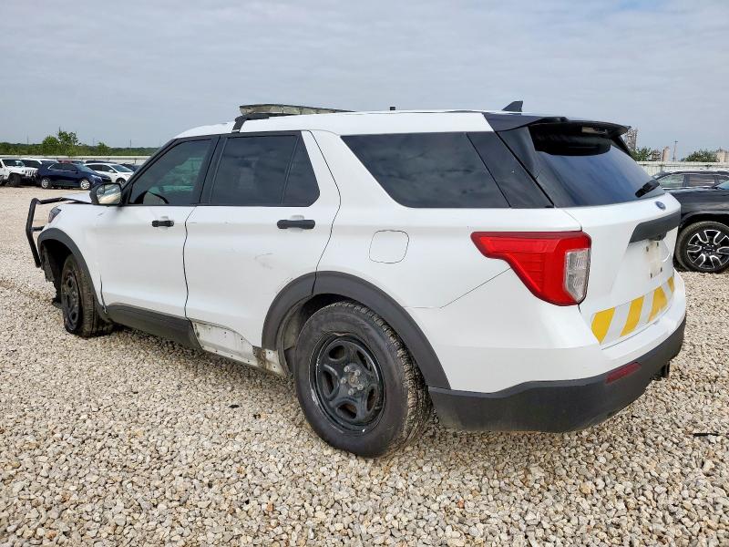 1FM5K8AB9LGC51136 - 2020 FORD EXPLORER POLICE INTERCEPTOR أبيض صورة 2