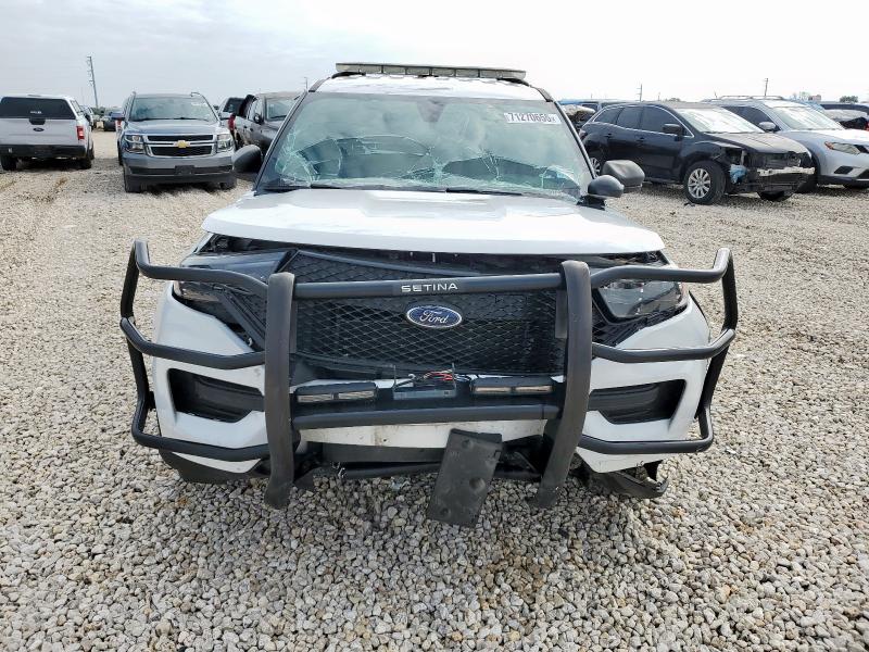 1FM5K8AB9LGC51136 - 2020 FORD EXPLORER POLICE INTERCEPTOR أبيض صورة 5