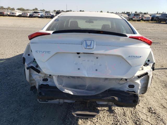 2HGFC2F81MH521497 - 2021 HONDA CIVIC SPORT თეთრი ფოტო 6