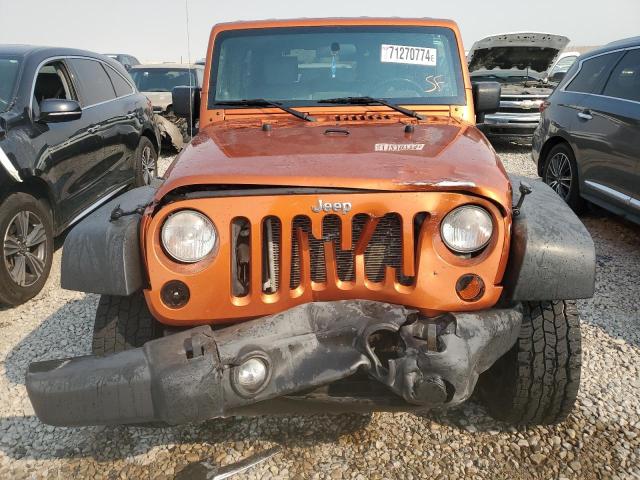 1J4BA6H14AL197349 - 2010 JEEP WRANGLER RUBICON ORANGE photo 5