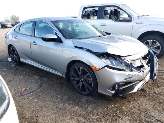 2HGFC2F8XKH532379 - 2019 HONDA CIVIC SPORT SILVER photo 4