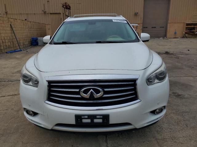 5N1AL0MM4EC502312 - 2014 INFINITI QX60 WHITE photo 5