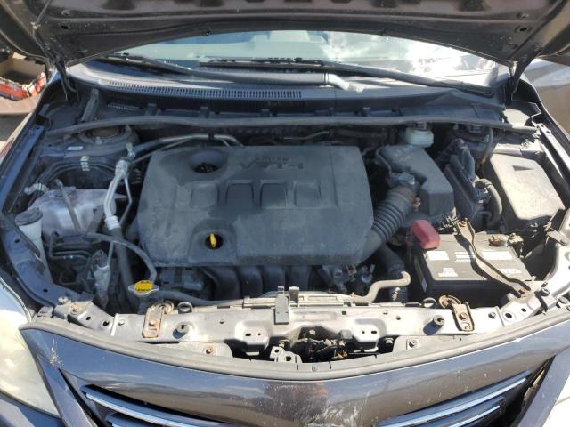 JTDBU4EE3DJ119122 - 2013 TOYOTA COROLLA BASE Сірий фото 11