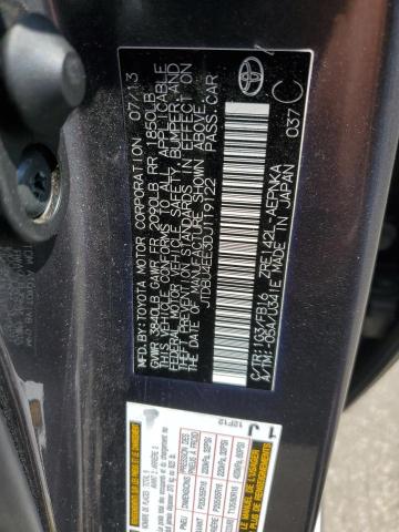 JTDBU4EE3DJ119122 - 2013 TOYOTA COROLLA BASE Сірий фото 12