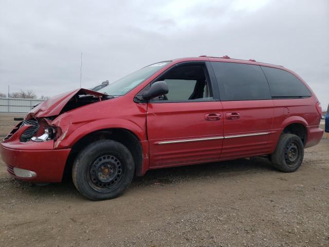 2C8GP64LX3R261355 - 2003 CHRYSLER TOWN & COU LIMITED RED photo 1