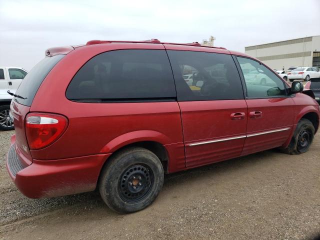 2C8GP64LX3R261355 - 2003 CHRYSLER TOWN & COU LIMITED RED photo 3