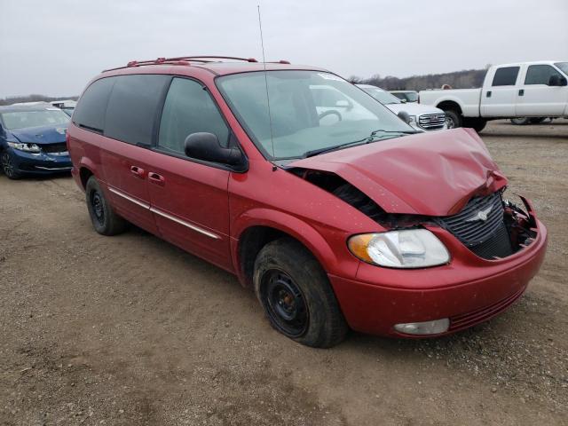 2C8GP64LX3R261355 - 2003 CHRYSLER TOWN & COU LIMITED RED photo 4