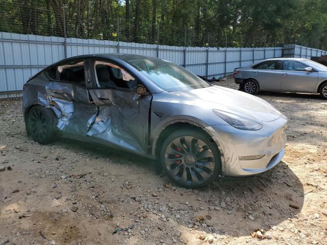 7SAYGDEF5SA340316 - 2025 TESLA MODEL Y GRAY photo 4