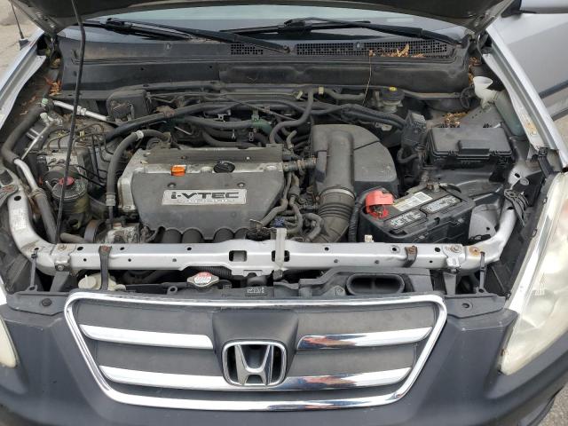 JHLRD78865C026514 - 2005 HONDA CR-V EX SILVER photo 12