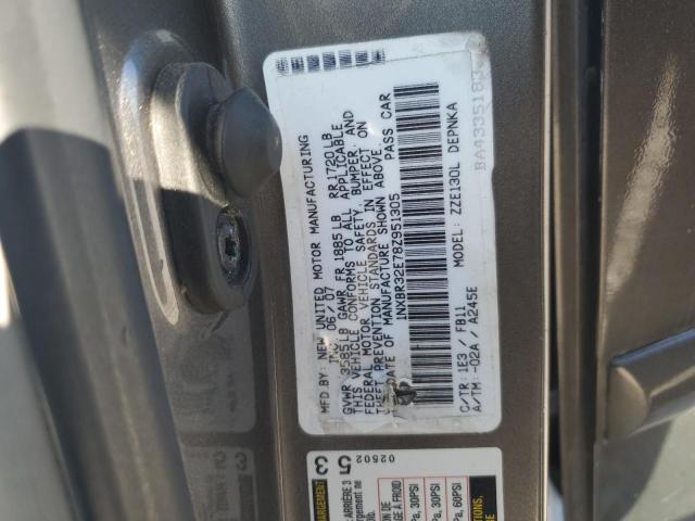 1NXBR32E78Z951305 - 2008 TOYOTA COROLLA CE 灰色 照片 12