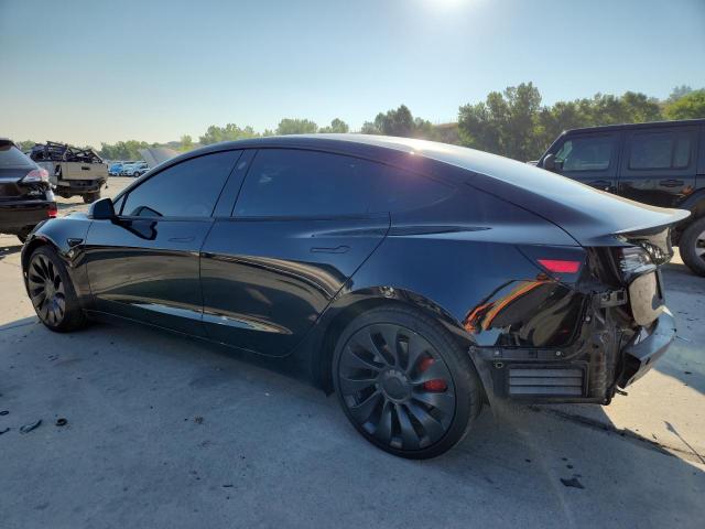 5YJ3E1ECXNF260275 - 2022 TESLA MODEL 3 Noir photo 2