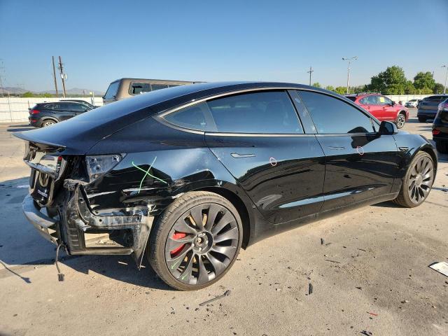 5YJ3E1ECXNF260275 - 2022 TESLA MODEL 3 Noir photo 3