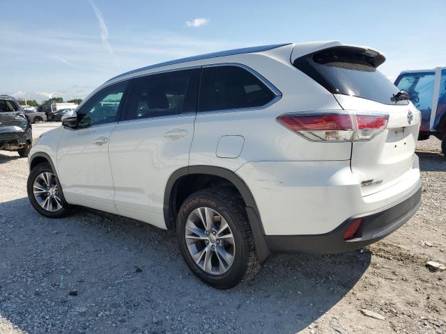 5TDKKRFH1FS080368 - 2015 TOYOTA HIGHLANDER XLE Білий фото 2