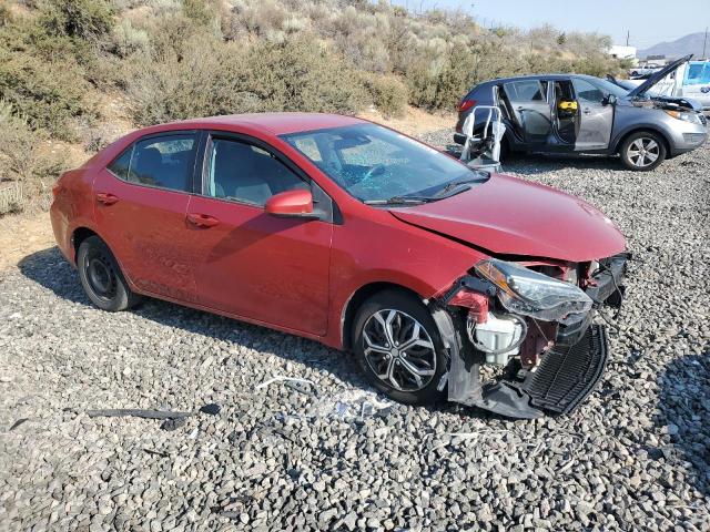 2T1BURHE8JC051691 - 2018 TOYOTA COROLLA L RED photo 4