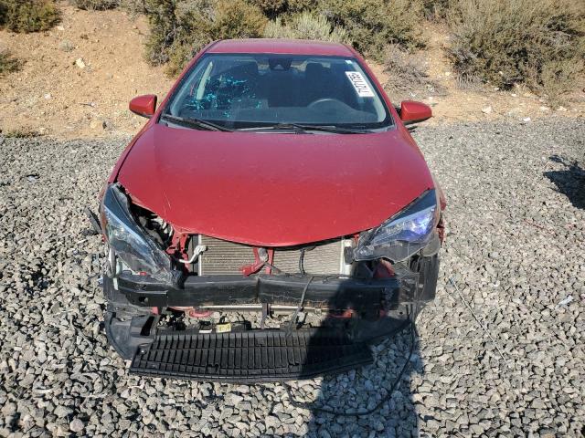2T1BURHE8JC051691 - 2018 TOYOTA COROLLA L RED photo 5