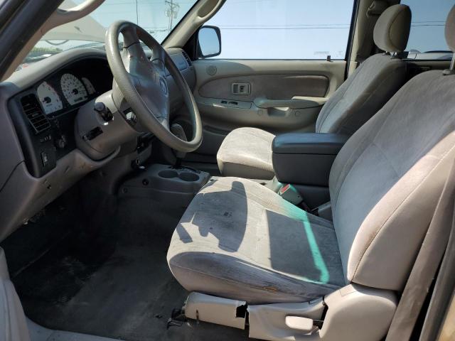 5TEGN92N82Z017287 - 2002 TOYOTA TACOMA DOUBLE CAB PRERUNNER TAN photo 7